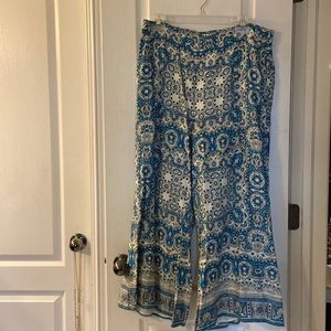 Anthropologie Wide Legged Pants